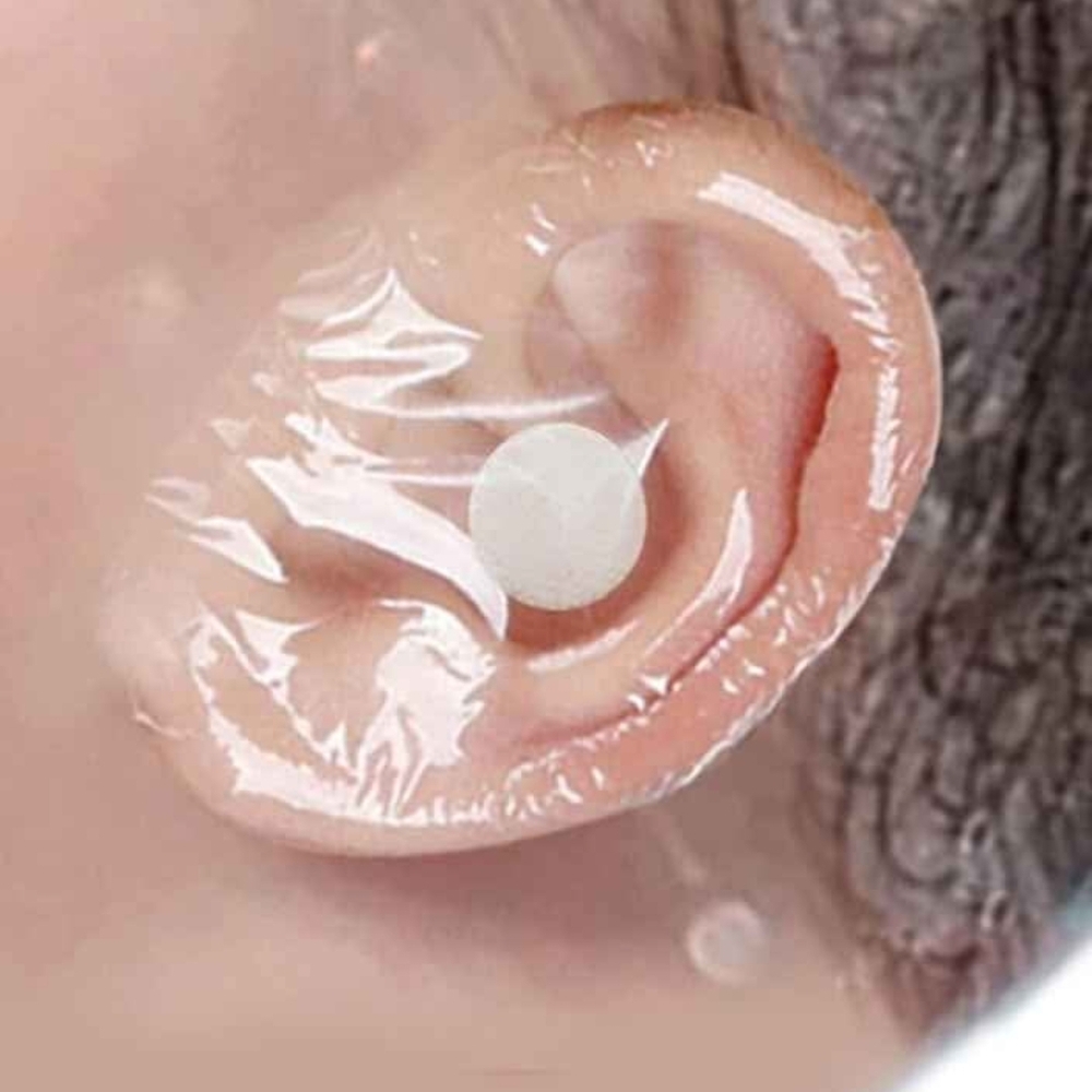 Shower or Swim Ear Protection Sticker